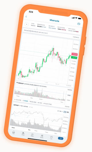 live portfolio dashboard in the Peak Vestholt crypto trading app